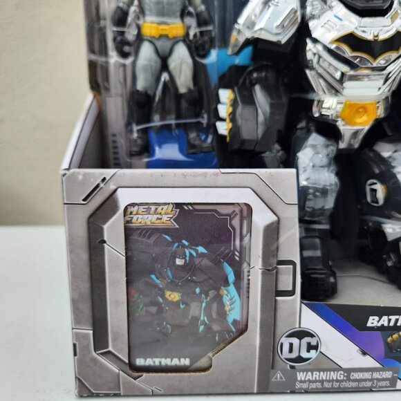 NEW DC Comics Metal Force Batman Action Figure 6" Toy Armor Suit Superhero Inclu - Picture 6 of 16